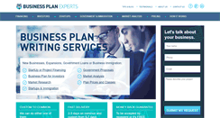 Desktop Screenshot of businessplanexperts.ca